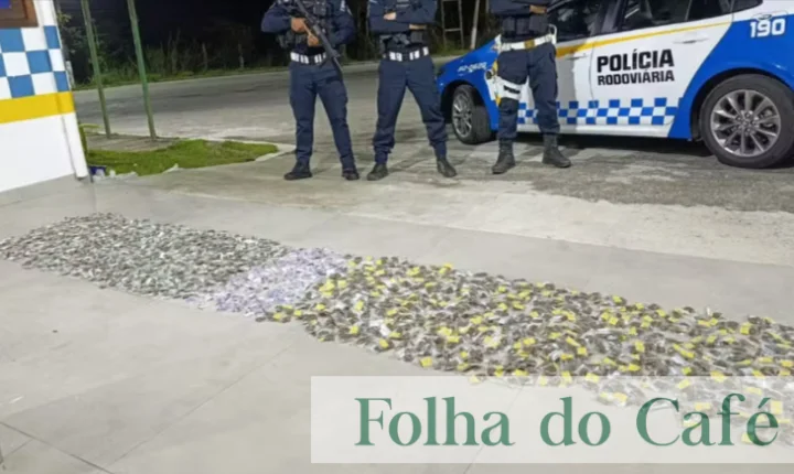 Piraí - PM apreende grande quantidade de drogas em área de mata 