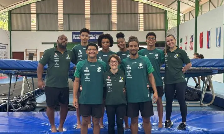 Piraí tem nove integrantes convocados para representar o Brasil no Campeonato Sul-Americano de Ginástica de Trampolim