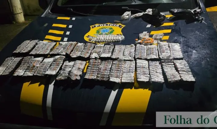 PRF apreende mais de 600 frascos de medicamentos emagrecedores na Dutra