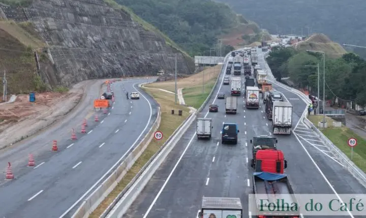 Primeiro trecho da nova pista de subida da Serra das Araras é liberada