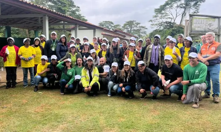 RioSP e Instituto Motiva promovem ação de educação ambiental com participantes do CAPS e do Centro de Convivência de Idosos em Piraí