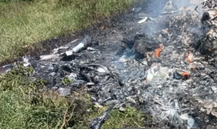 Tragédia - Avião de pequeno porte cai e mata dois homens em Rio Claro